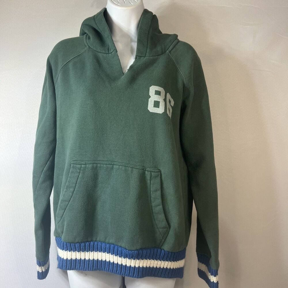 PINK Victoria’s Secret Womens M Love Pink 86 University Green Hoodie